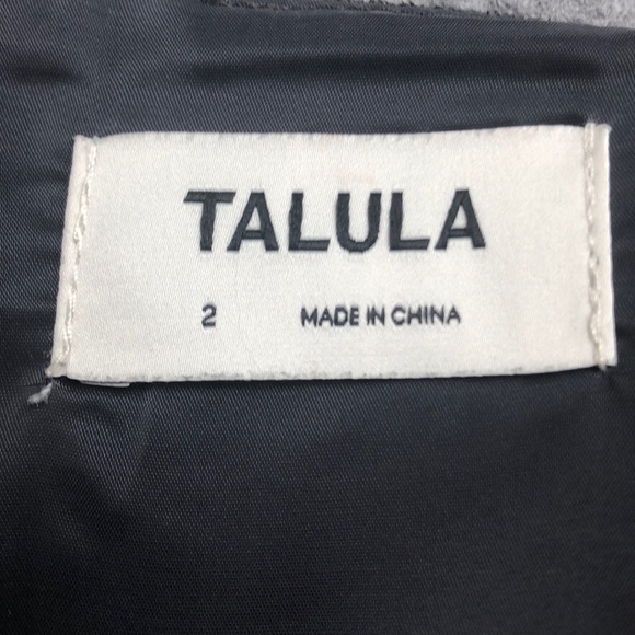 Talula Suede Mini Skirt, slate grey, size 2 - Picture 7 of 8